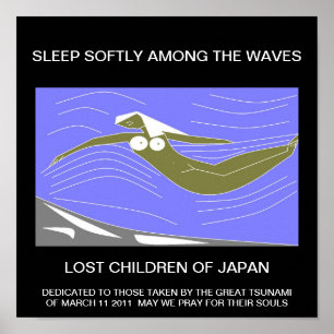 POSTER SOMMEIL DOUCEMENT PARMI LES VAGUES…