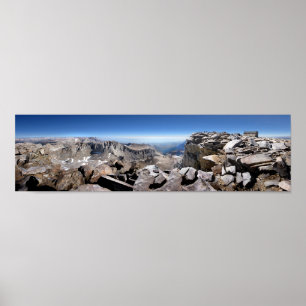 Poster Sommet du mont Whitney - sentier John Muir