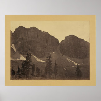Poster Sommet d'Uinta, rivière Head Bear, Wyoming 1872