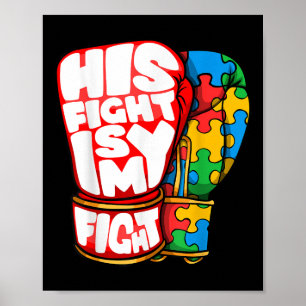 Poster Son Combat Est Ma Chemise Fight Sensibilisation su