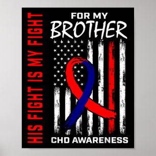 Poster Son combat est mon combat Chd Sensibilisation Frèr