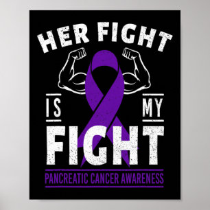 Poster Son combat est Mon combat Conscience du cancer du