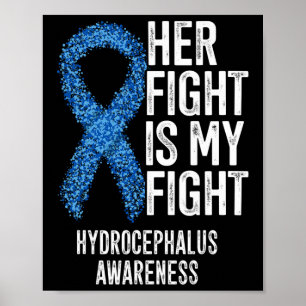 Poster Son Combat Est Mon Combat Hydrocéphalie Sensibilis