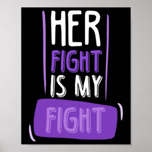 Poster Son Combat Est Mon Combat I Chemo Cancer Pancreati