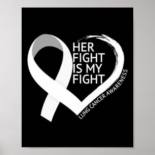 Poster Son combat est mon combat Mois de sensibilisation