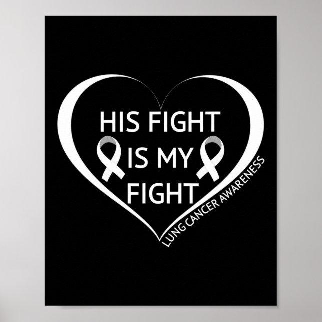 Poster Son Combat Est Mon Mois De Lutte Contre Le Cancer  (Devant)