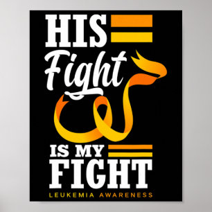 Poster Son Combat Est Mon Père Fils Feu Mari Leukemia Awa