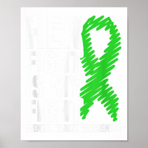 Poster Son combat Ma lutte contre le carbone vert santé m