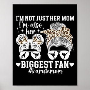 Poster Son Plus Grand Fan Karate Maman Karate Mother Kara