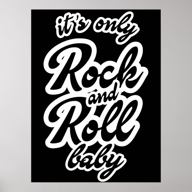 Poster Son seul Rock et roll Baby (Devant)