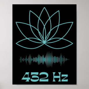 Poster Son Th Méditation Nouvel Âge Yoga Fleur de Lotus S