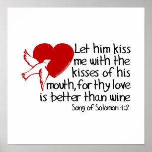 Poster Song of Solomon 1:2