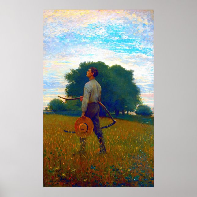Poster Song of the Lark Winslow Homer 1876 (Devant)