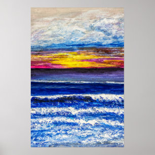 Poster - Sonnenaufgang am Meer