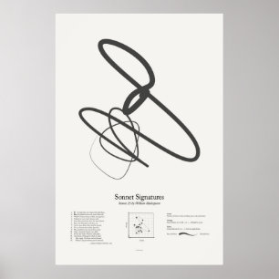 Poster Sonnet Signatures : Sonnet 25