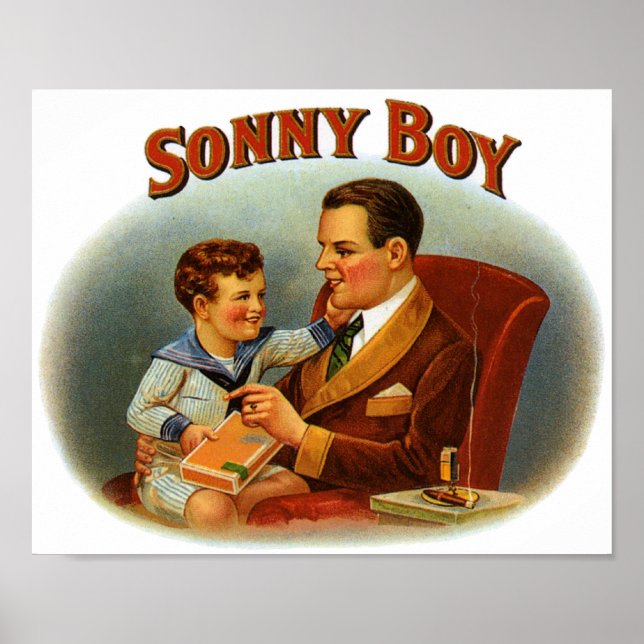 Poster Sonny Boy Cigar Étiquette (Devant)