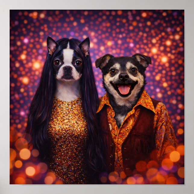 Poster "Sonny & Cher" (Devant)