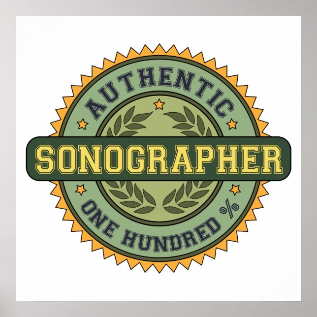 Poster Sonographe authentique (Devant)