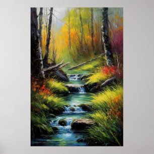 Poster Sons relaxants de la forêt