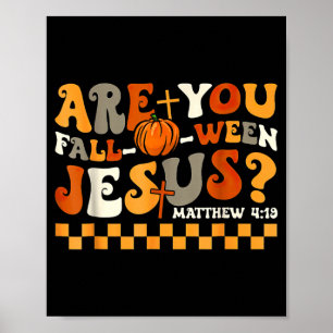 Poster sont automne Jésus citrouille chrétien Halloween