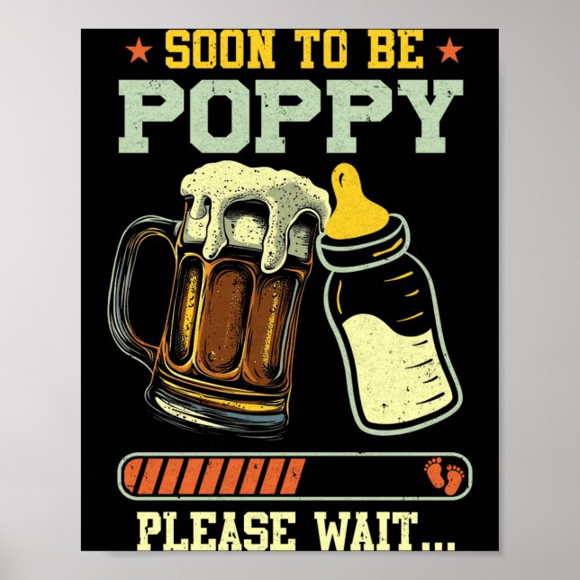 Poster Soon To Be Ppy Est 2025 Pregnancy Announcement L  (Devant)