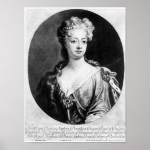 Poster Sophia Dorothea, reine de Prusse