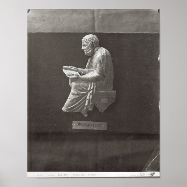 Poster Sophocles poète lecture (Devant)