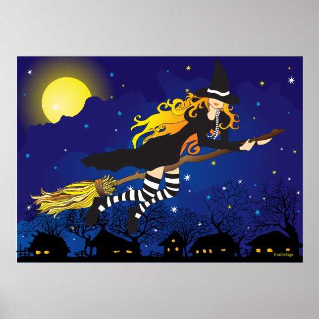 Poster sorcière (Devant)