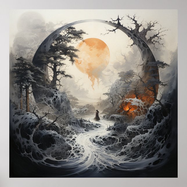 Poster Sorcière Capturer le soleil (Devant)