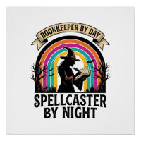 Sorcière Comptable Rétro Halloween Comptabilité De