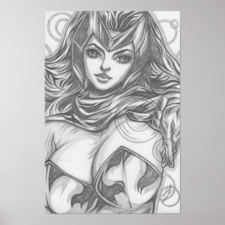 Poster Sorcière Écarlate ~ Wanda Maximoff