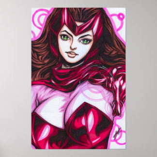Poster Sorcière Écarlate ~ Wanda Maximoff