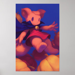 Poster Sorcière écureuil