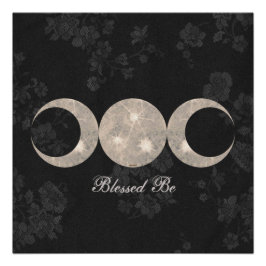 Poster Sorcière Prim Triple Déesse Lune
