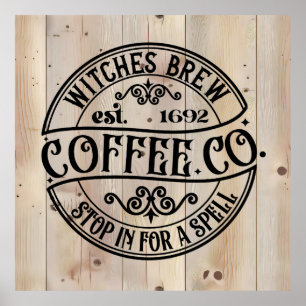 Poster Sorcières Brew Coffee Co