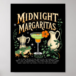 Poster Sorcières Minuit Margaritas Soky Tail