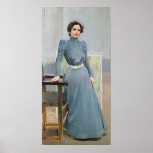 Poster Sorolla - Clotilde En Robe Grise
