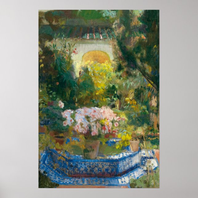 Poster Sorolla - Cour de maison (Devant)
