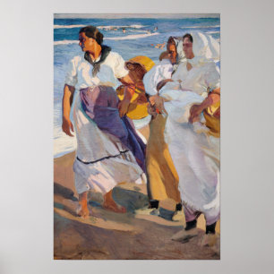 Poster Sorolla - Fisherwomen From Valencia