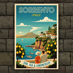 Poster Sorrento, Italie : Une collection d'affiches Vinta