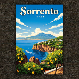 Poster Sorrento, Italie : Une collection d'affiches Vinta