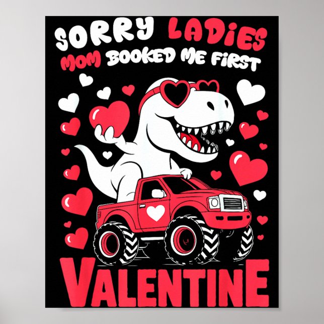 Poster Sorry Valentine Ladies Mom Booked Me First  (Devant)