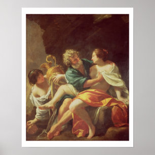 Poster Sort et ses filles, c.1630 (huile sur la toile)