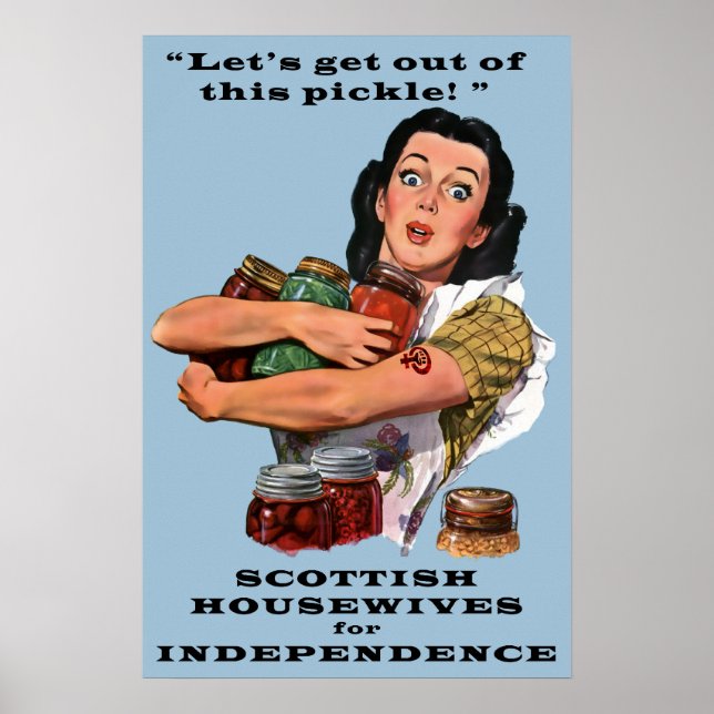 Poster Sortez de cette chiche avec l'indépendance écossai (Devant)