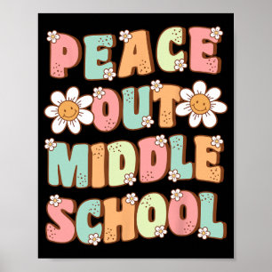 Poster Sortie De L'École Secondaire Super Dernier Jour De