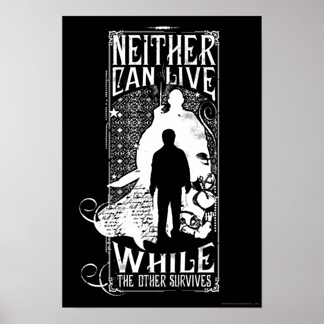 Poster Sortilège Harry Potter | Ni l'un ni l'autre ne peu (Devant)