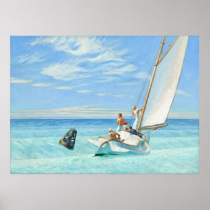 Poster Soudure au sol - Edward Hopper Art Nautique Imprim