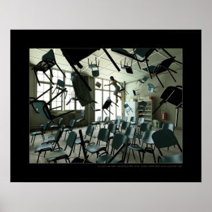 Poster Soufflement dans le vent