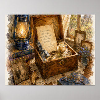 Poster Souhait qui a attendu cinquante ans, Assiette RH-W