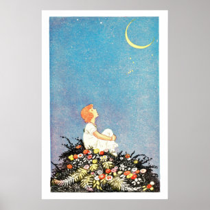 Poster Souhaits de lune